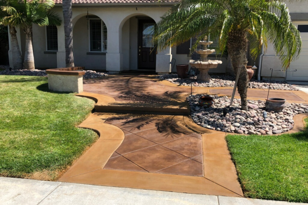 Take a tour today and see Stamped concrete 1 for yourself at the Epoxy Floors Pro
